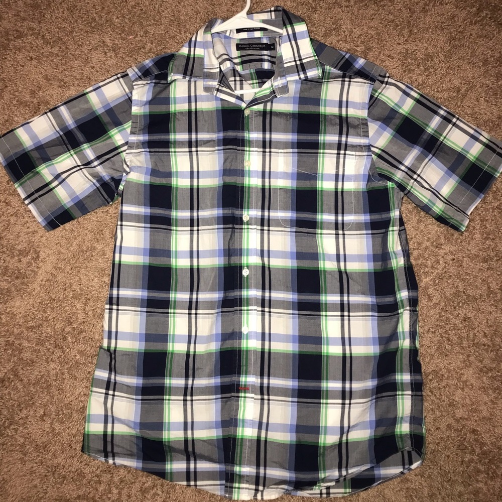 Daniel Cremieux button down plaid shirt